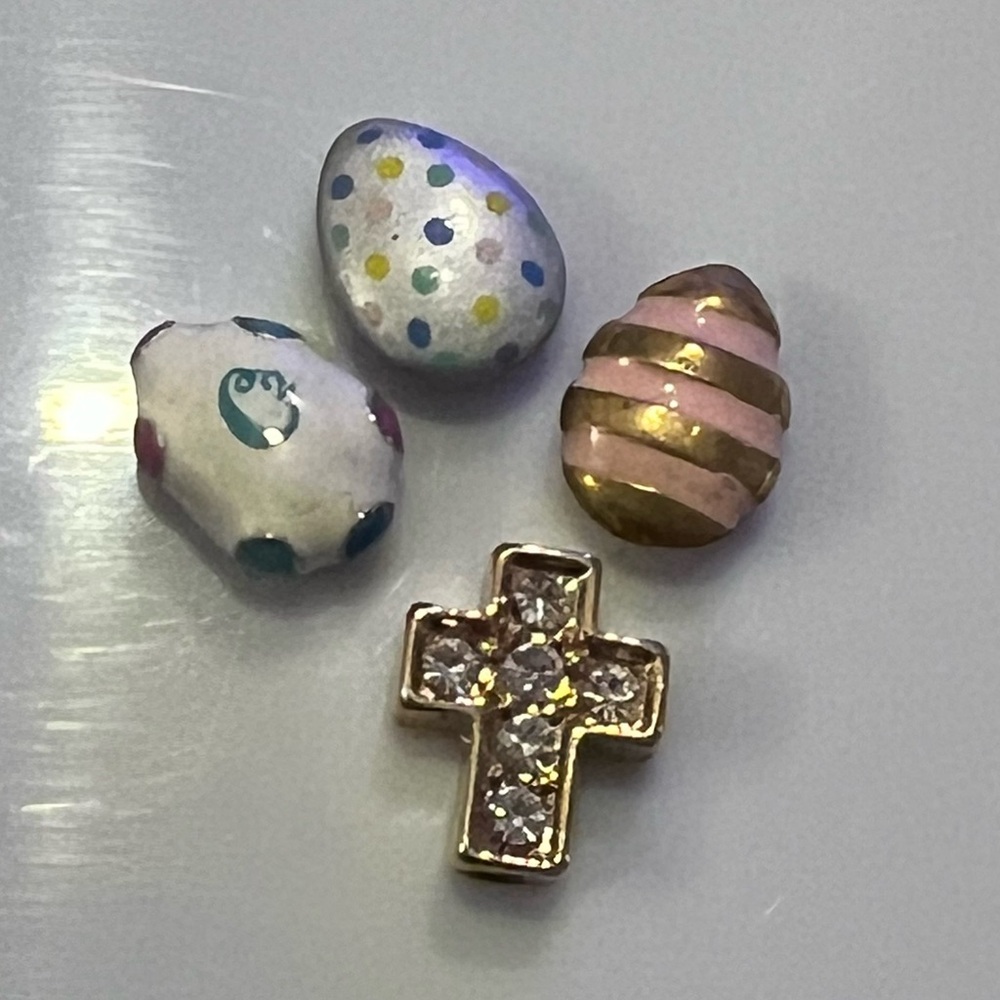 Colorful Easter Egg and Cross Charms - By Origami Owl